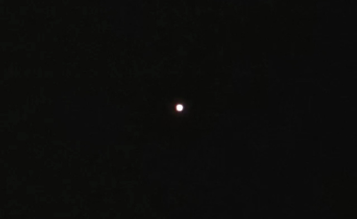 Seestar S50 photo of planet Mercury from Tampa, Florida in the evening.