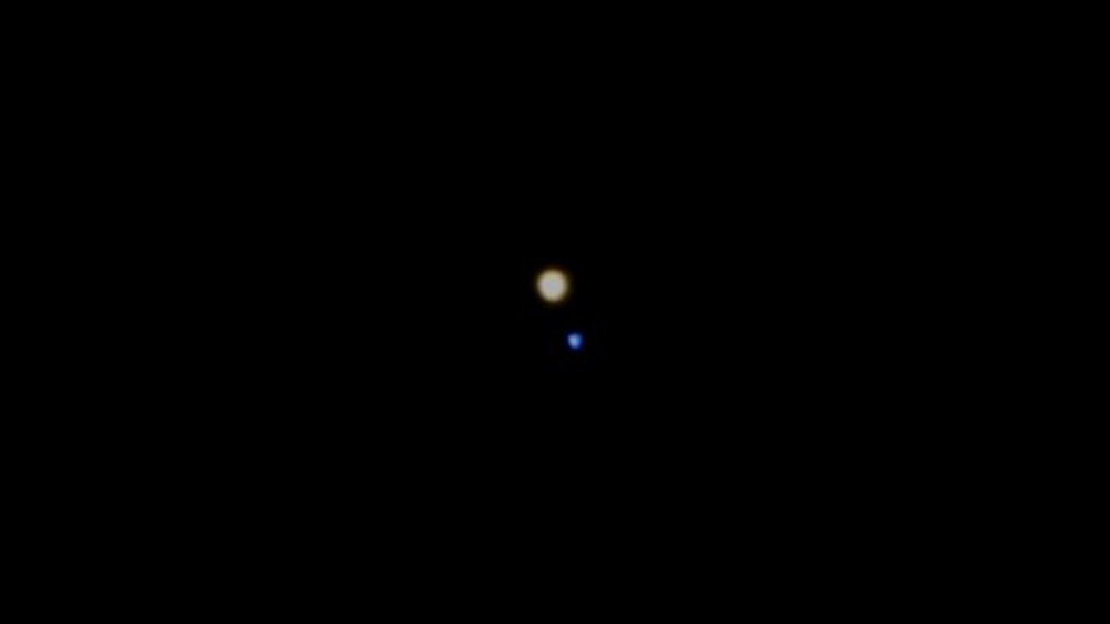 Photo of the star Almach.