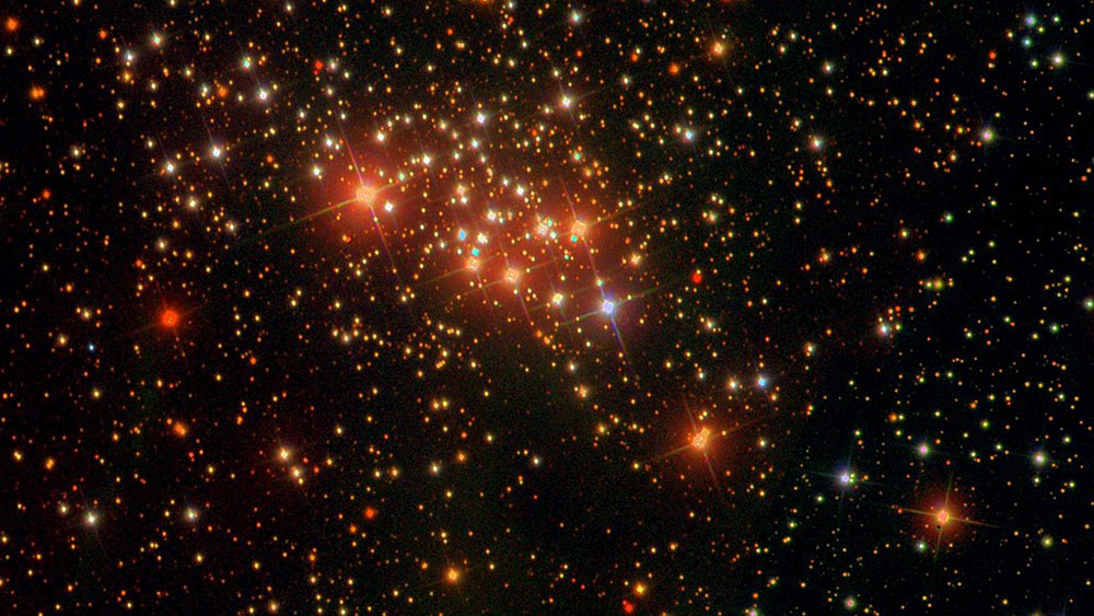Photo of NGC 7510 star cluster.