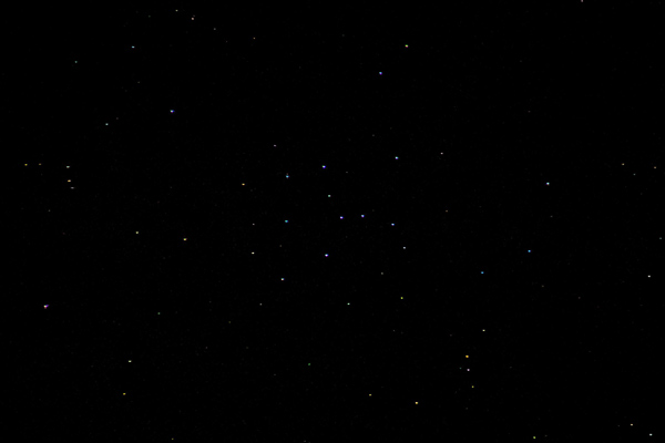 Photo of IC 4665 star cluster with a Canon 77d DSLR camera.