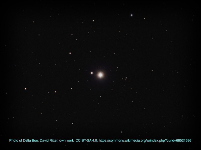 Delta Boötis (Princeps): A Golden Yellow Double Star in&nbsp;Boötes