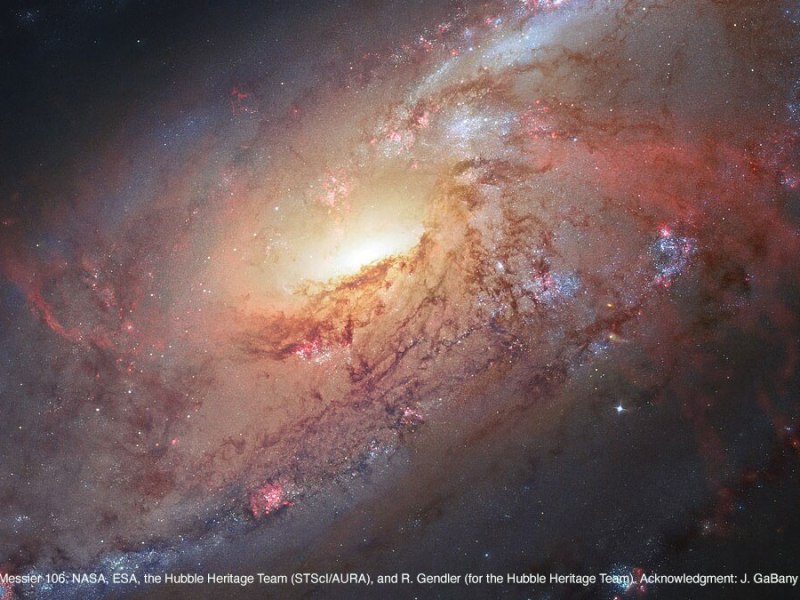 Messier 106: A Galaxy with Unique Arms in Canes&nbsp;Venatici