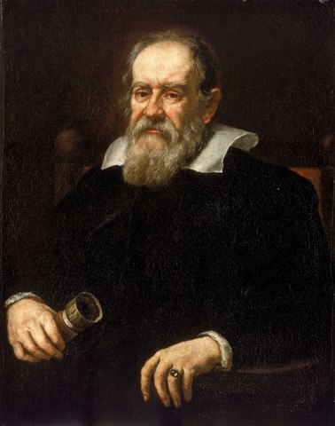 Artwork showing Galileo Galilei
