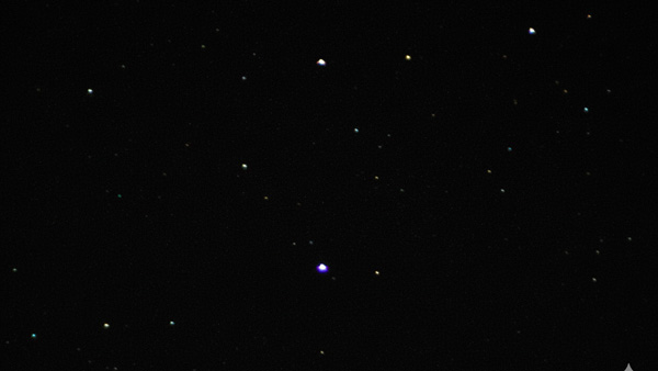 DSLR camera photo of Gomeisa in the night sky