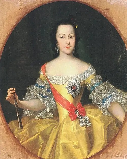 Portrait of the Grand Duchess Ekaterina Alexeevna (later Empress Catherine II of Russia/Catherine the Great)