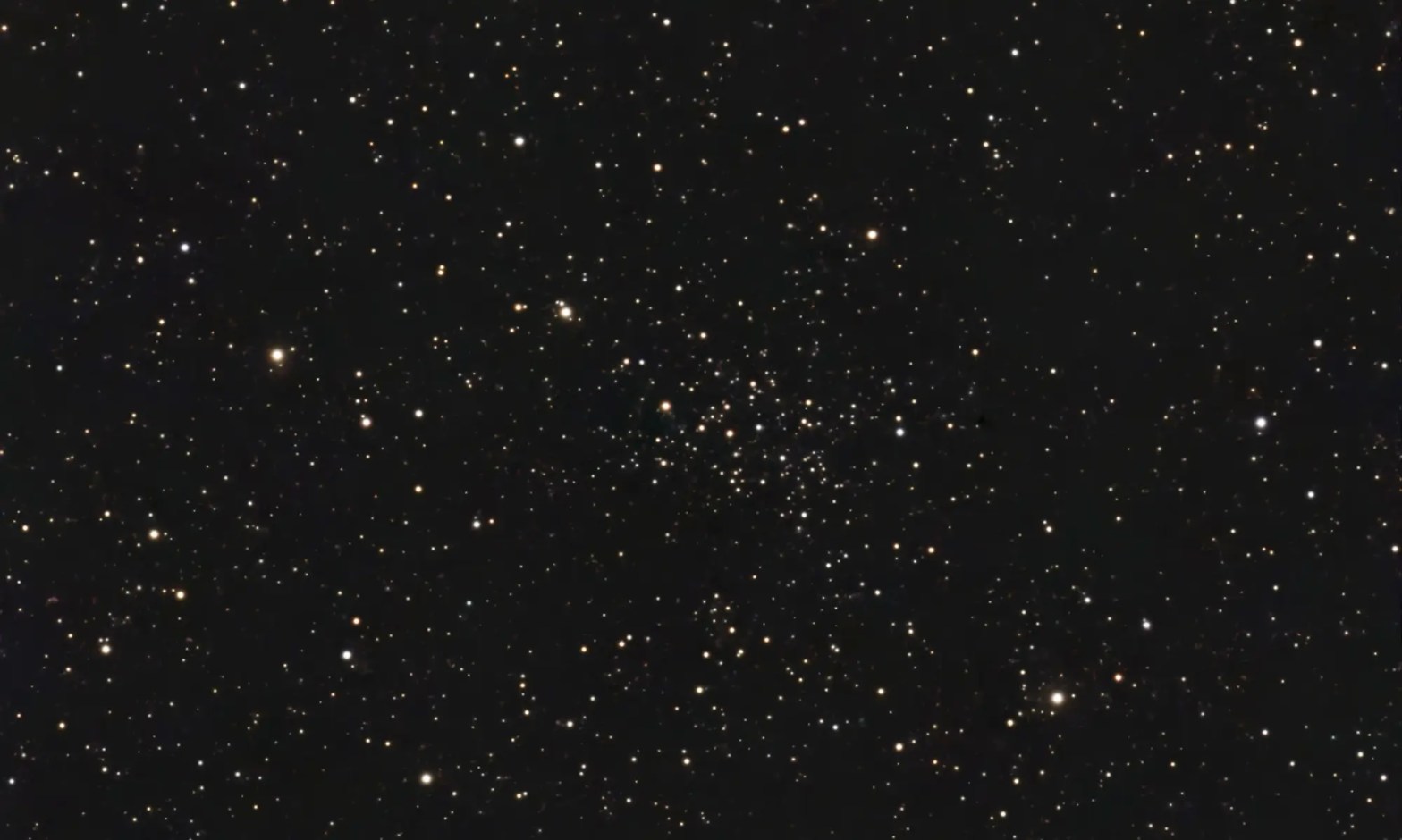 Seestar S50 image of open star cluster NGC 2627 in Pyxis.