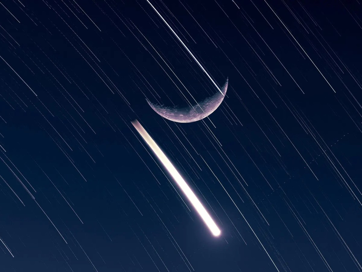 Lyrid Meteor Shower: A Trail of Ancient Falling&nbsp;Light