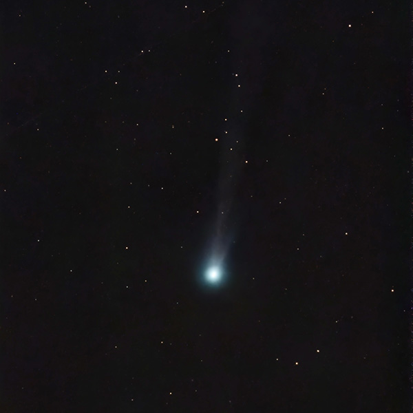 Photo of C/2025 R3 (PanSTARRS) on April 11, 2026, taken with 5-minute exposure on Seestar S50 at 6:20a.m. from Tampa, Florida.