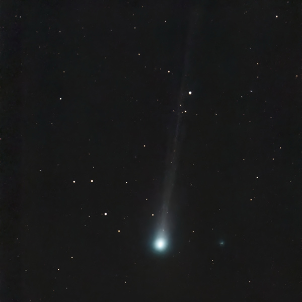 Photo of C/2025 R3 (PanSTARRS): Three-minute exposure on April 13, 2026, taken with Seestar S50 from Tampa, Florida, at 5:50 a.m.