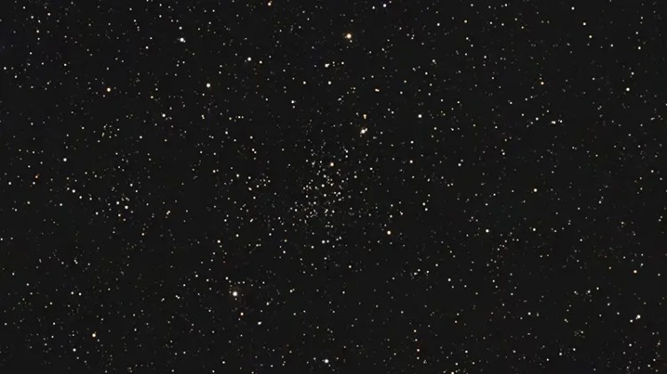 Seestar S50 image of NGC 2627 star cluster in Pyxis constellation.