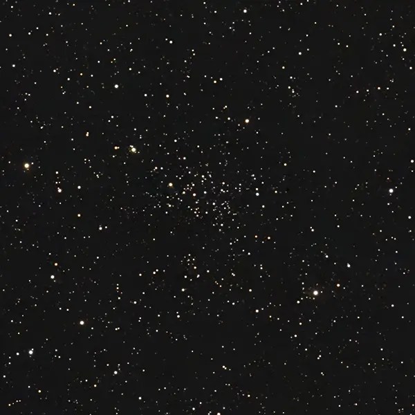 Seestar S50 image of star cluster NGC 2627 in Pyxis constellation.