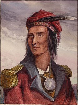 Painting of Tecumseh